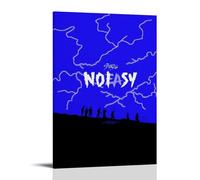 Stray Kids NoeasyModern Art Printing Retro Style Wall Decor Living Kitchen Coffee Shop Póster impermeable de 60 x 90 cm, estilo marco
