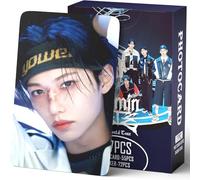 Stray Kids Photocards - 127 tarjetas fotográficas huecas para niños callejeros Dominate World Tour, tarjetas lomo, regalo Lomo, mercancía para niños y niñas (SK)