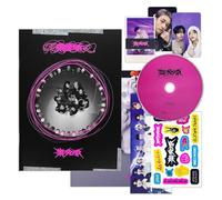Stray Kids - -Rock-STAR (Strandard - ROLL Ver.) Photobook + CD-R + Photocard + Panorama Mini Poster + Unit Photocard + Sticker + 2 Pin Badges + 5 Extra Photocards