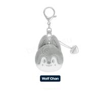 Stray Kids - SKZOO Face Keyring (SILVER Ver.) [celebrATE] - Wolf Chan ver. (Bang Chan)