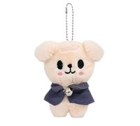 Stray Kids SKZOO Peluche de 12 cm - Serie "Magic School" - Llavero y colgante para mochila - Adorable peluche coleccionable, perfecto para fans del K-Pop（Perro）
