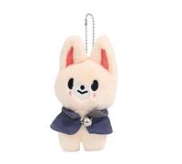 Stray Kids SKZOO Peluche de 12 cm - Serie "Magic School" - Llavero y colgante para mochila - Adorable peluche coleccionable, perfecto para fans del K-Pop（Zorro）