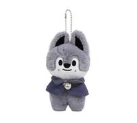 Stray Kids SKZOO Peluche de 12 cm - Serie "Magic School" - Llavero y colgante para mochila - Adorable peluche coleccionable, perfecto para fans del K-Pop（Lobo）