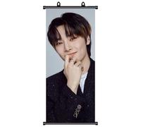 Stray Kids Stray Kids I.N Póster enrollable - Artículo para fans de StrayKids I.N Scroll - Decoración de cumpleaños - Tela para decoración mural - 70 x 30 cm