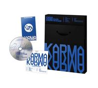 STRAY KIDS - Stray-Kids - The 4th Album [KARMA] (COMPACT Ver.) Trading Card Set + CD-R + 2 Pin Badges + 5 Extra Photocards