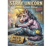 Stray Unicorn: Broken but Alive: An Urban Fantasy Adult Coloring Book for Emotional Healing and Strength | Grimy City Landscapes, Metaphorical Stray ... Line Art for Men and Women | Great Gift