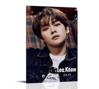 StrayKids - Póster decorativo de Lee Minho para pared e impresión artística moderna para dormitorio familiar, 50 x 75 cm