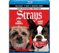 Strays (2023) - Unleashed Edition Blu-ray + DVD + Di (Blu-ray) (Importación USA)