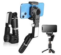 STRBDYI Smartphone Gimbal para el Teléfono 13 Pro MAX y Samsung Galaxy S21 Ultra, 360 Grados de Rotación, Estabilizador de Teléfono móvil de 2 Ejes, VLOG, Youtube y TikTok Estabilizador de Vídeo