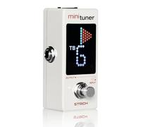 STRCIH T-2 - Pedal sintonizador de guitarra, alta precisión ± 1 centavo, modo dual de derivación verdadera/búfer, afinador compacto, pantalla LCD, soporta afinaciones alternativas para guitarra
