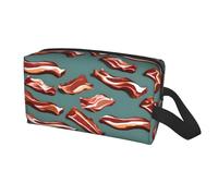 Streaky Bacon - Bolsa de almacenamiento de viaje para hombres y mujeres, organizador de gran capacidad, bolsa de aseo portátil