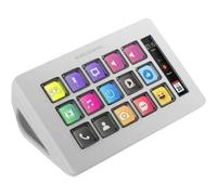 Mars Gaming MSD-ONE, Control Deck Slim, 15 Teclas LCD Personalizables, Pantalla LCD Ampliada, Software de Control y Plug-ins, Control Deck Compacto con Diseño Slim Ergonómico, Windows y MacOS, Blanco