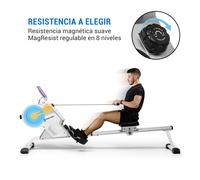 Stream M1 Máquina de remo magnético 105 cm Pantalla LCD 8 niveles Aluminio