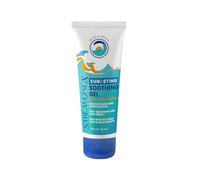 Stream2Sea Sun & Sting Aloe - Gel calmante para cara y cuerpo, gel de aloe vera orgánico para alivio de quemaduras solares, gel de aloe vera de tamaño de viaje para la piel, cuidado natural después