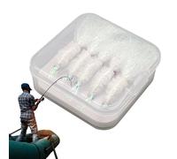 Streamer Fly Fishing Lures, Fly Fishing Ice Shrimp,Kit de señuelos de camarón sobre hielo artificial | Equipo al aire libre pequeño y ligero para una variedad de peces depredadores de agua dulce