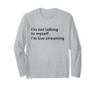 Streamer - No Estoy Hablando Conmigo Mismo Estoy transmitiendo en Vivo Manga Larga