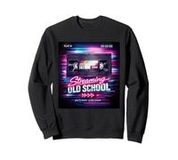 Streaming Old School Video Retro 80s 90s Tape Sudadera