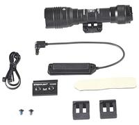 Streamlight 88127 ProTac Rail Mount HL-X Pro USB 1000-Lumen High Candela - Luz larga para pistola de combustible múltiple, incluye Jack-Cap, kit M-Lok, interruptor de presión, herramienta y batería