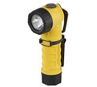 Streamlight 88836 PolyTac 90X USB 500-Lumen Linterna recargable en ángulo recto multicombustible, paquete de batería SL-B26 y cable USB, amarillo, caja