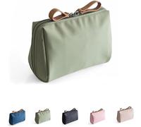 Streamline Streamline Travel Makeup Pouch, Lipstick Makeup Bag, Portable Mini Waterproof Pouch for Daily Storage Organize (Green)