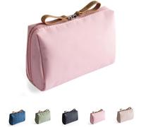 Streamline Streamline Travel Makeup Pouch, Lipstick Makeup Bag, Portable Mini Waterproof Pouch for Daily Storage Organize (Pink)