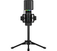 Micrófono Streamplify MIC RGB Tripod - Negro