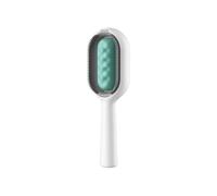 STREAMVOY Cortaúñas para mascotas para gatos y perros pequeños, protector de seguridad ajustable con luz LED, borde de empuje, mini cortaúñas y peine de agua (varios colores) (azul, peine de inyección