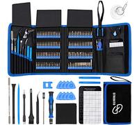 STREBITO Juego de destornilladores de precisión electrónica de 142 piezas con kit de herramientas de reparación magnética de 120 puntas para iPhone, MacBook, computadora, laptop, PC, tableta, PS4