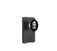Streepy Smile Skull Gothic Japanese Streetwear Astro Goth PopSockets PopWallet para MagSafe