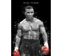Street Art Mike Tyson - Póster de boxeo profesional, tamaño A4 +