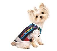 Street Art Pet - Camiseta transpirable sin mangas M para perros y gatos pequeños, suave, cómoda, elegante