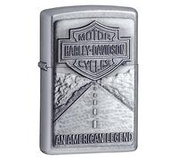 ZIPPO Mechero - Satin Chrome Harley-Davidson