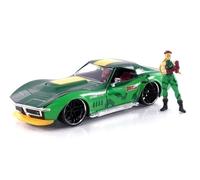 Street Fighter 1:24 Chevrolet Corvette Stingray ZL1 De 1969 Y Cammy De 2.75"...