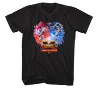 Street Fighter -Champion- Manga Corta - Adulto - Camiseta