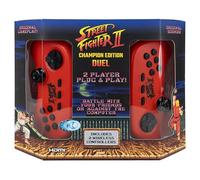 Street Fighter II Duel Plug and Play TV Game Console with Wireless Controllers HDMI Retro Arcade Fighting System Champion Edition Classic Video Gaming for Home Family Multiplayer Fun