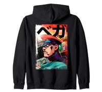 Street Fighter M Bison Champion Capcom Arcade 90s Tendencia Y2K Sudadera con Capucha