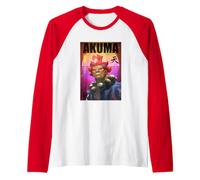 Street Fighter Oficial Arcade Fighting Juego | PAPL3789 Camiseta Manga Raglan