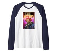 Street Fighter Oficial Arcade Fighting Juego | PAPL3790 Camiseta Manga Raglan