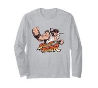 Street Fighter Oficial Arcade Fighting Juego | PAPL3800 Manga Larga