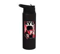 Street Fighter Oficial Arcade Fighting Juego | PAPL3806 Stainless Steel Insulated Water Bottle