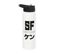 Street Fighter Oficial Arcade Fighting Juego | PAPL989 Stainless Steel Insulated Water Bottle
