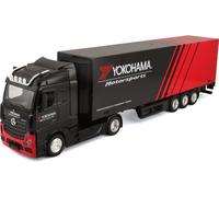 Bburago StreetFire Camión Modelo - Mercedes Actros Con Remolque Firestone (1:43)