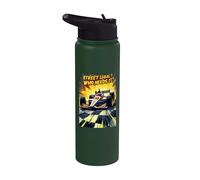 Street Legal? ¿Quién lo necesita? Carrera de coches Indianápolis Stainless Steel Insulated Water Bottle