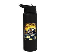 Street Legal? ¿Quién lo necesita? Carrera de coches Indianápolis Stainless Steel Insulated Water Bottle