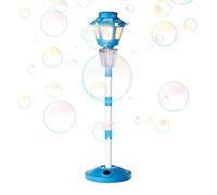 Street Light Bubble Machine For Kids | Rechargeable Outdoor Bubble Blower With Music & Lights, Summer Party Toy | Automatic Bùbble Maker For Backyard Beach Pool Birthday Wedding School Activities