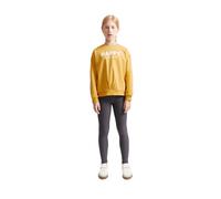 Street Monkey Sudadera de Manga Larga con Lettering Frontal y Detalle de Nudo drapeado en la Cintura | Color: Mostaza | Talla: 2 años