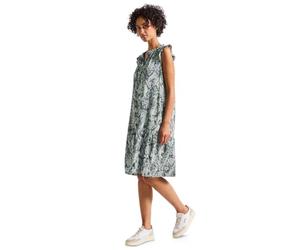 Street One 1408780 Vestido de túnica Estampada, Arona Blue, 36 Mujeres