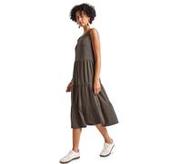 Street One 1408844 Vestido de Punto con Volantes, Nomad Brown, 44 Mujeres