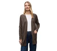 Street One 2515344 Cárdigan Abierto Cosy, Dark Nomad Brown Mel, 48 para Mujer