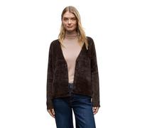Street One 2515403 Cárdigan Acogedor con Cuello en V, Deep Roast Brown, 42 para Mujer